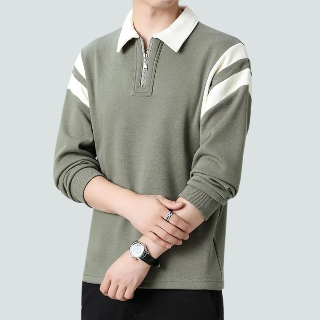 Sussex Stripe Quarter-Zip