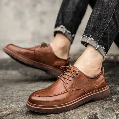 Bellvoire Leather Derby Shoes