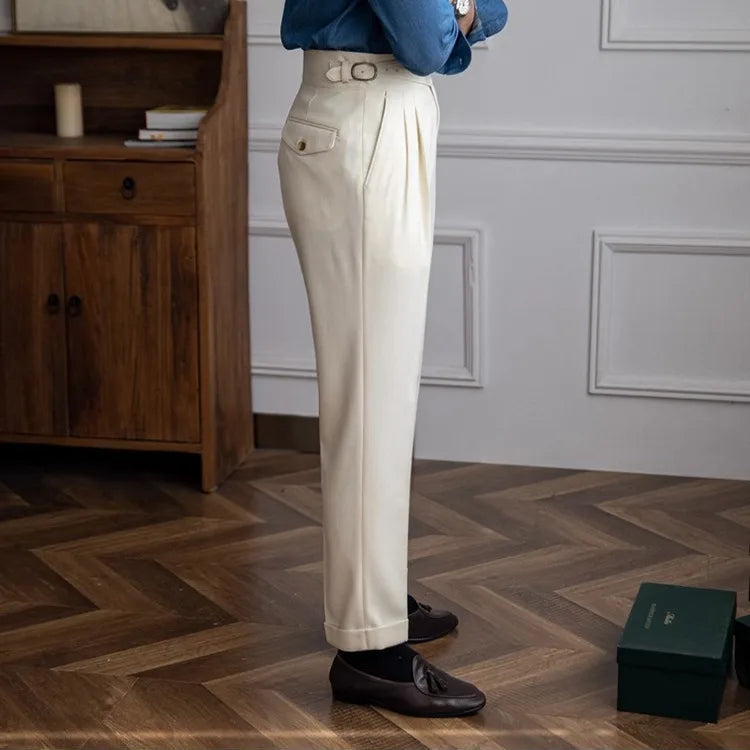 Langham Gurkha Pleated Trousers