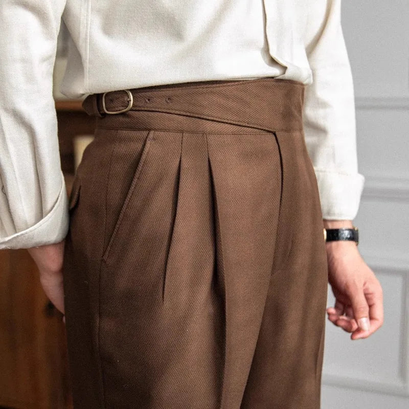 Langham Gurkha Pleated Trousers