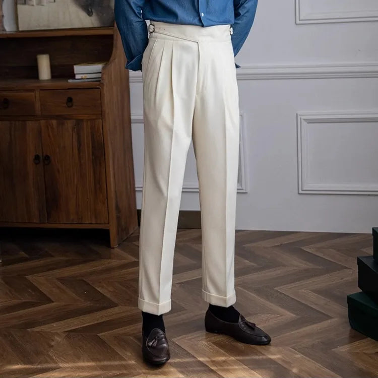 Langham Gurkha Pleated Trousers